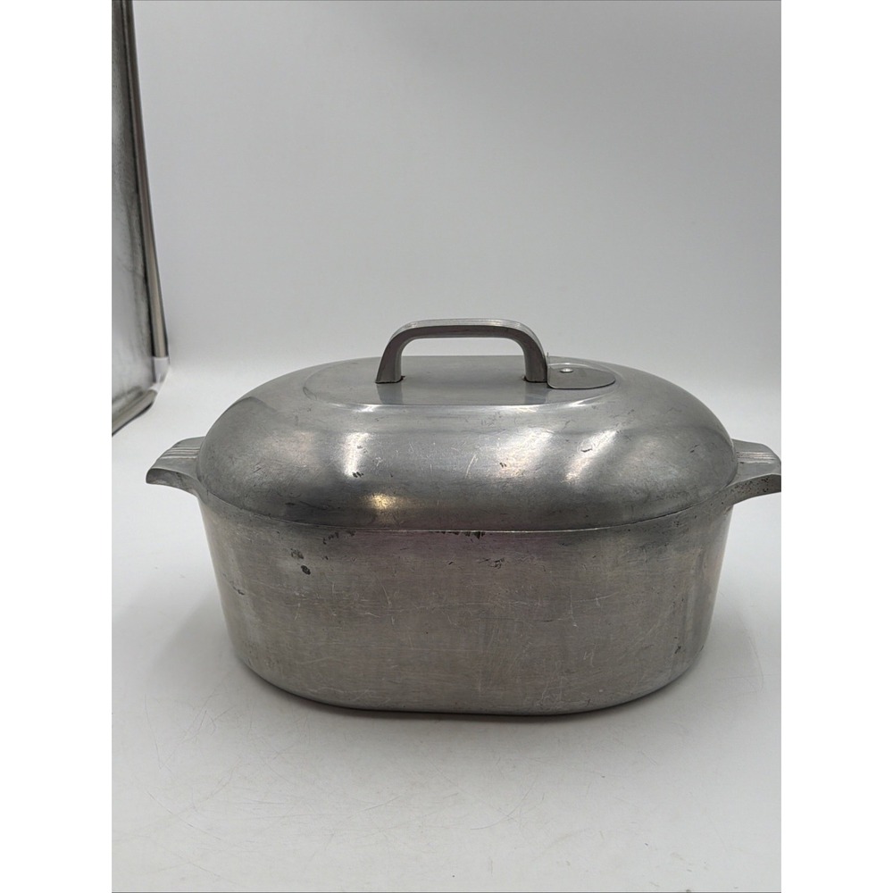 Vintage Wagner Ware Sidney O Magnalite 4265 8qt Roaster Dutch Oven W/Lid